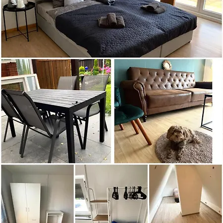 Naehe Stadtpark, Renoviert, Businesswohnung, Monteurwohnung, Geschaeftsreisendewohnung, Garten, Balkon,parkplatz アパート *